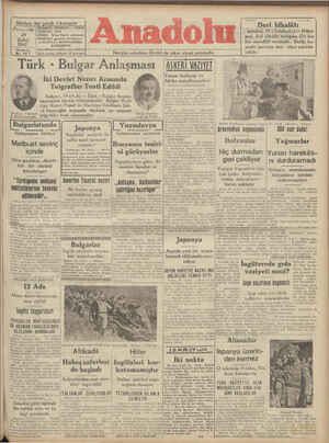    20 Şubat 1941 30 ncu yıl — No. 8417 "nrıcıye Vekilimiz B. Şükrü Saraçoğlu Küi Anlaşmanın Matbuat içinde Utro gazetesi,...