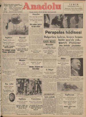 Anadolu Gazetesi 14 Mart 1941 kapağı