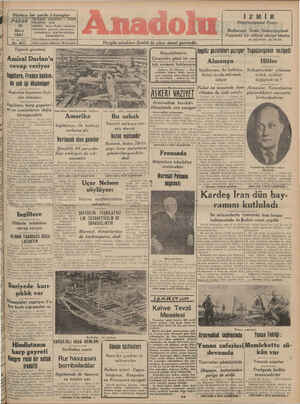    F ADRES:  İkinci 16 Mart 1941 80 neu YIL No, 8471 Taymis gazetesi Amiral Darlan'a cevap veriyor da çok iyi düşünüyor...