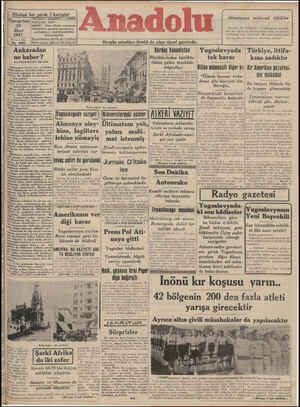Anadolu Gazetesi 29 Mart 1941 kapağı