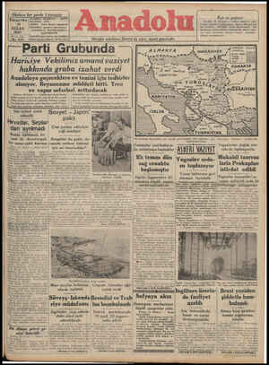 Anadolu Gazetesi 16 Nisan 1941 kapağı