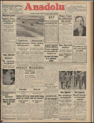 Anadolu Gazetesi 17 Nisan 1941 kapağı
