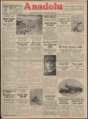Anadolu Gazetesi 18 Nisan 1941 kapağı