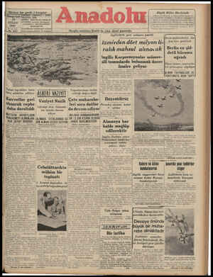 Anadolu Gazetesi 19 Nisan 1941 kapağı