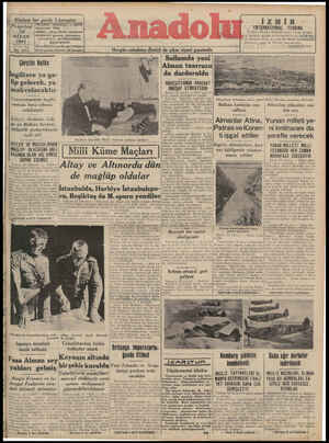 Anadolu Gazetesi 28 Nisan 1941 kapağı