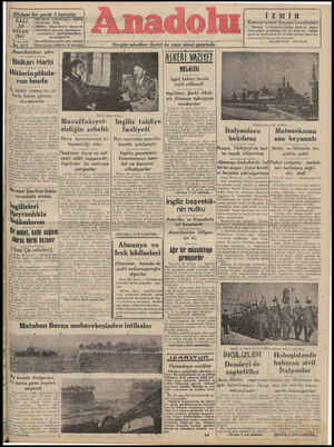 Anadolu Gazetesi 29 Nisan 1941 kapağı