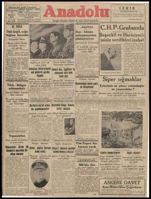 Anadolu Gazetesi 14 Mayıs 1941 kapağı