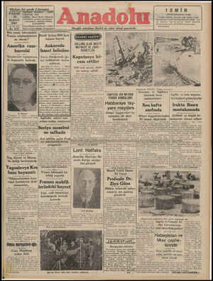Anadolu Gazetesi 18 Mayıs 1941 kapağı