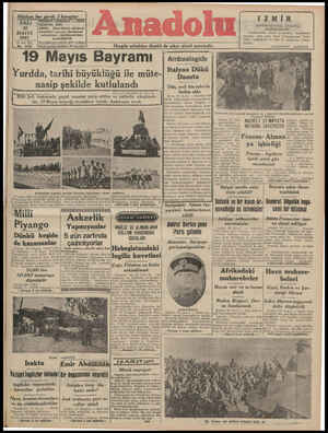 Anadolu Gazetesi 20 Mayıs 1941 kapağı