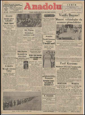Anadolu Gazetesi 21 Mayıs 1941 kapağı