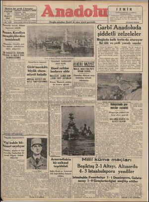 Anadolu Gazetesi 25 Mayıs 1941 kapağı