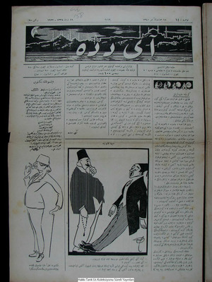 Aydede Gazetesi 16 Şubat 1922 kapağı