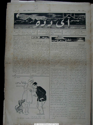 Aydede Gazetesi 27 Nisan 1922 kapağı