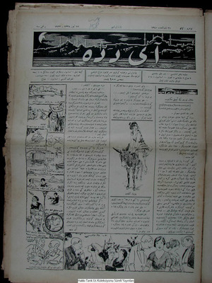 Aydede Gazetesi 17 Temmuz 1922 kapağı