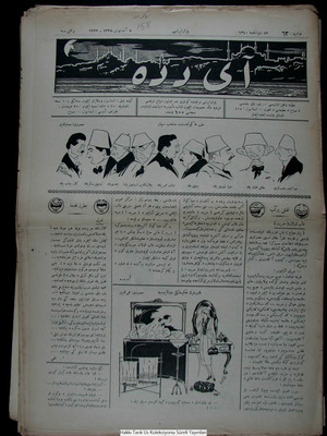 Aydede Gazetesi 7 Ağustos 1922 kapağı