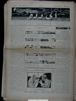 Aydede Gazetesi 21 Ağustos 1922 kapağı