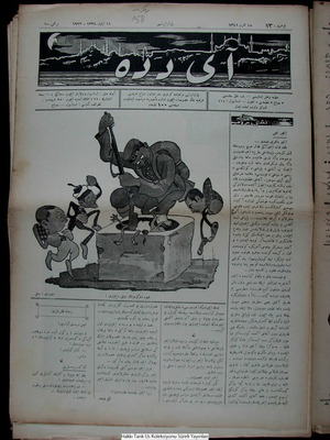 Aydede Gazetesi 11 Eylül 1922 kapağı