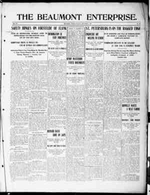 The Beaumont Enterprise Newspaper September 3, 1904 kapağı