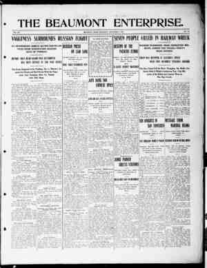 The Beaumont Enterprise Newspaper September 7, 1904 kapağı