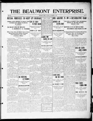 The Beaumont Enterprise Newspaper September 17, 1904 kapağı