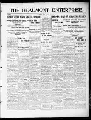 The Beaumont Enterprise Newspaper October 1, 1904 kapağı