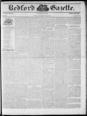 Bedford Gazette sayfa 1
