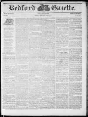 Bedford Gazette sayfa 1