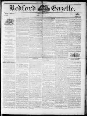 Bedford Gazette Newspaper May 11, 1855 kapağı