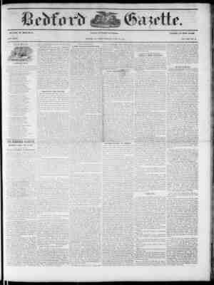 Bedford Gazette Newspaper June 15, 1855 kapağı