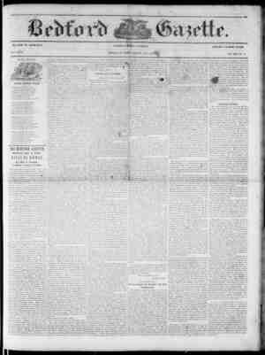 Bedford Gazette Newspaper July 6, 1855 kapağı