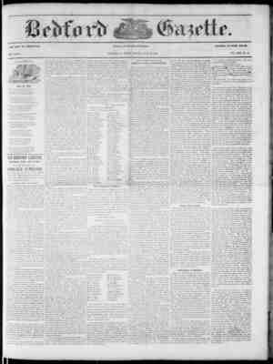 Bedford Gazette Newspaper July 13, 1855 kapağı