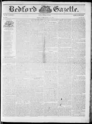 Bedford Gazette Newspaper August 24, 1855 kapağı