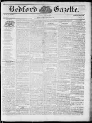 Bedford Gazette Newspaper September 28, 1855 kapağı
