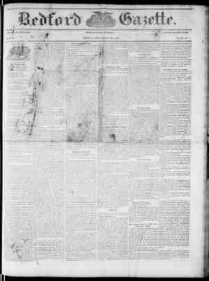 Bedford Gazette Newspaper October 5, 1855 kapağı