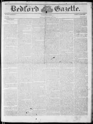 Bedford Gazette Newspaper January 25, 1856 kapağı