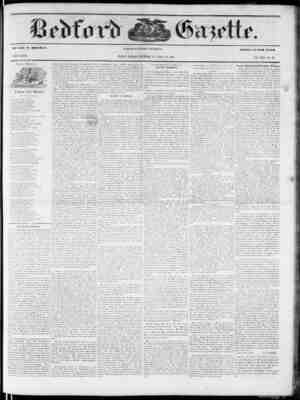 Bedford Gazette Newspaper April 18, 1856 kapağı