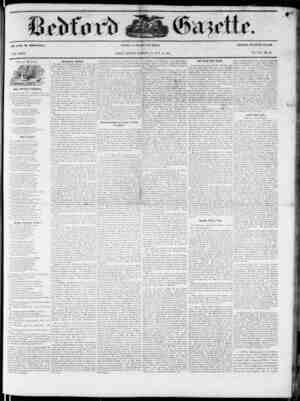 Bedford Gazette Newspaper May 23, 1856 kapağı