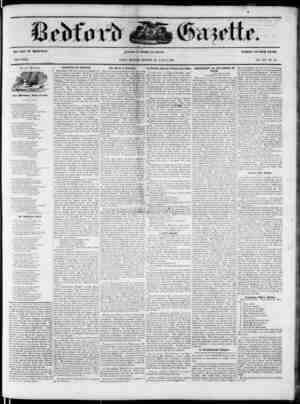 Bedford Gazette Newspaper June 6, 1856 kapağı