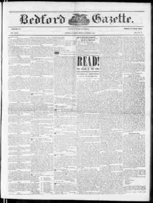 Bedford Gazette sayfa 1