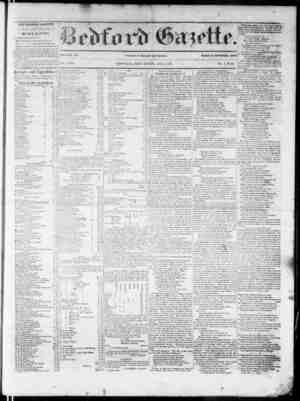 Bedford Gazette sayfa 1