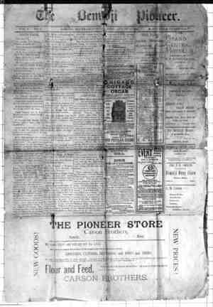 Bemidji Pioneer Newspaper 6 Ağustos 1896 kapağı