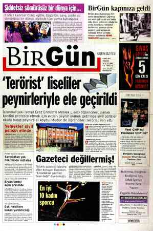 Birgün Gazetesi 8 Mart 2012 kapağı