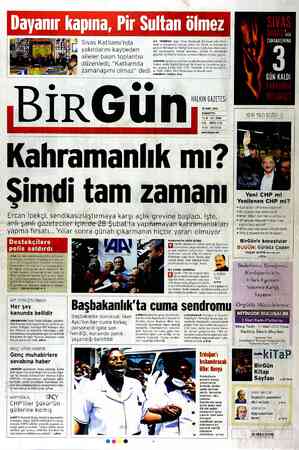 Birgün Gazetesi 10 Mart 2012 kapağı