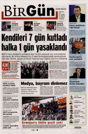 Birgün Gazetesi 20 Mart 2012 kapağı