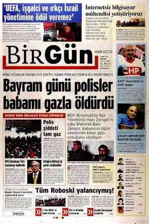 Birgün Gazetesi 21 Mart 2012 kapağı