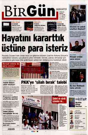 Birgün Gazetesi 21 Nisan 2012 kapağı