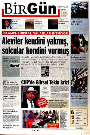 Birgün Gazetesi 4 Mayıs 2012 kapağı