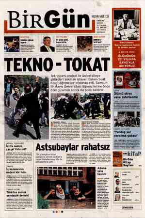 Birgün Gazetesi 5 Mayıs 2012 kapağı