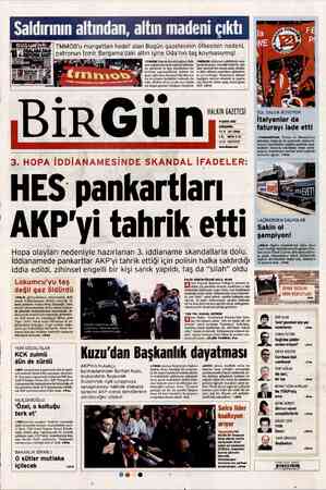 Birgün Gazetesi 9 Mayıs 2012 kapağı