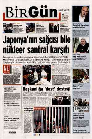 Birgün Gazetesi 11 Mayıs 2012 kapağı